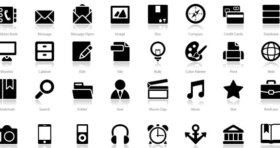 575x305 Icon Symbols