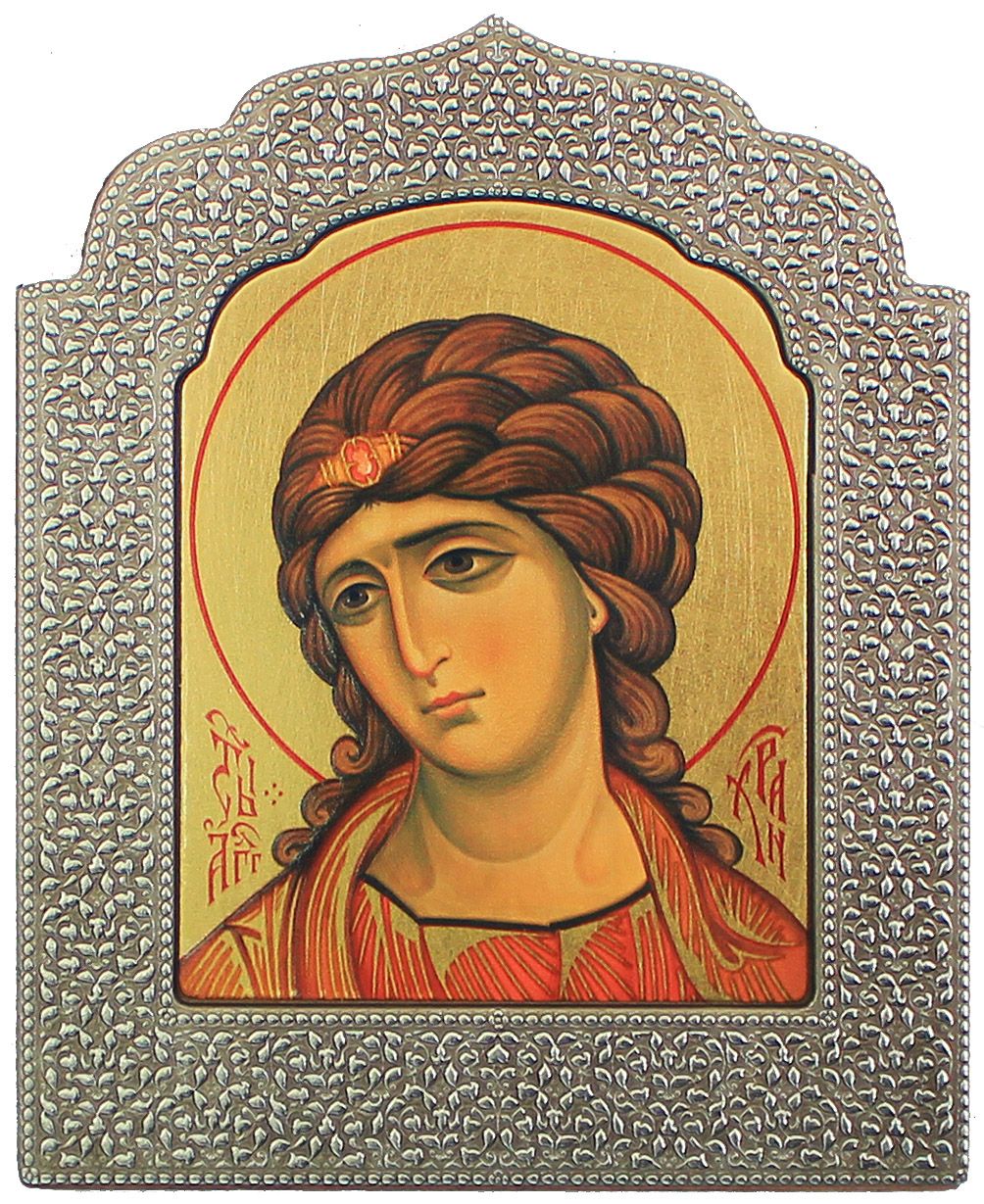 1004x1229 Angel With Golden Hair Icon Holy Guardian Angel