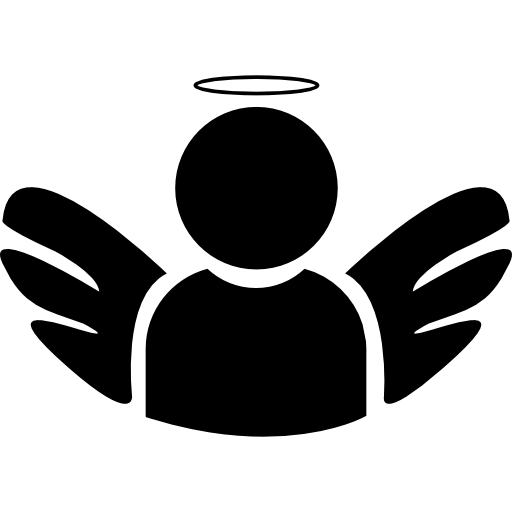 512x512 Angel With Wings And Halo Icons Free Download