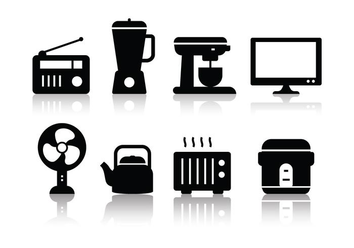 700x490 Free Minimalist Home Appliances Icon Set