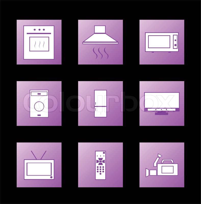 788x800 Icon Appliances Vector Stock Vector Colourbox