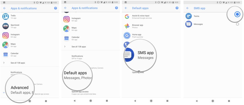 830x359 How To Set Your Default Texting App On Android Android Central