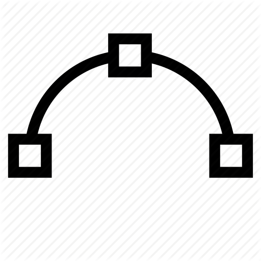 512x512 Arc, Spline, Transform, Vector Icon