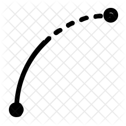 256x256 Arc Icon Of Line Style