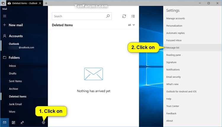 750x430 Turn On Or Off Swipe Actions In Windows Mail App Tutorials