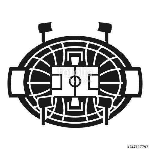 500x500 Hockey Arena Icon Simple Illustration Of Hockey Arena Vector Icon