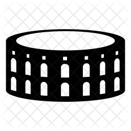 256x256 Pula Arena Icon Of Glyph Style
