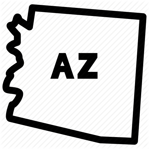 512x512 Arizona, Arizona Map, Arizona State, Az Map Icon
