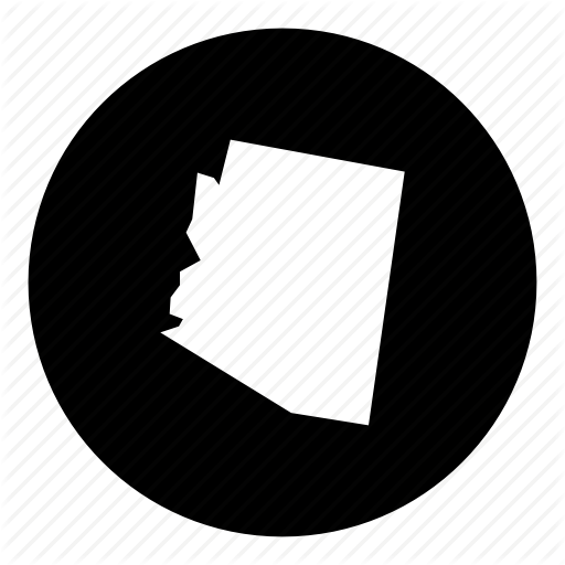 512x512 American, Arizona, Location, Map, State Icon