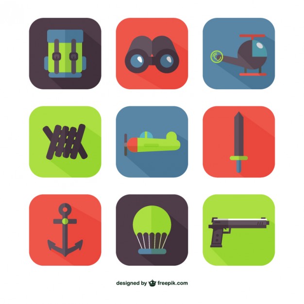 626x626 War And Army Icon Pack Vector Free Download
