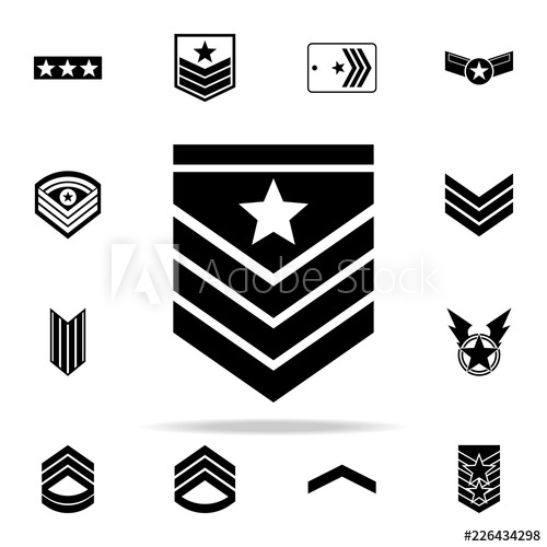 500x500 Military Epaulettes Icon Army Icons Universal Set For Web