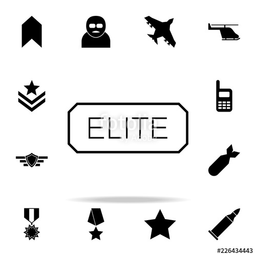 500x500 The Inscription Elite Icon Army Icons Universal Set For Web