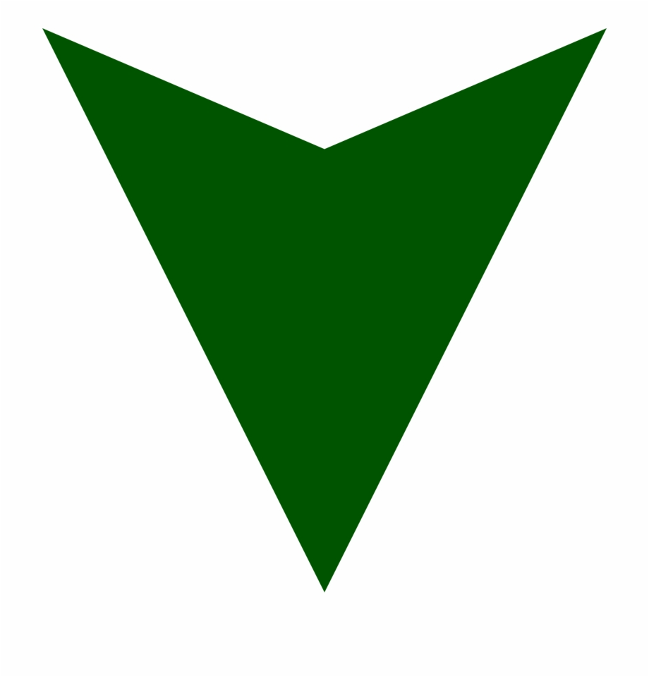 Dark Green Down Arrow 920x960 Dark Green Down Arrow
