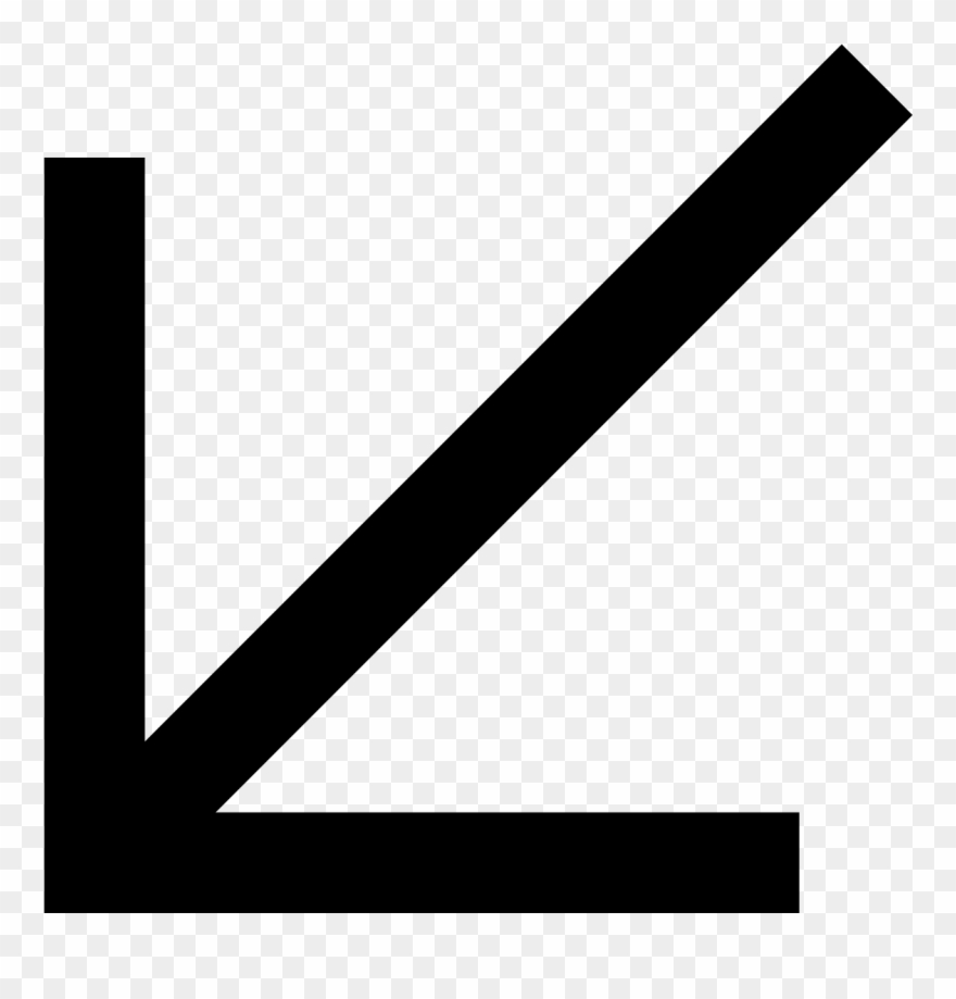 Down Left Icon 880x919 Down Left Icon