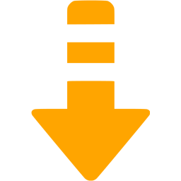 Orange Arrow Down Icon 256x256 Orange Arrow Down Icon