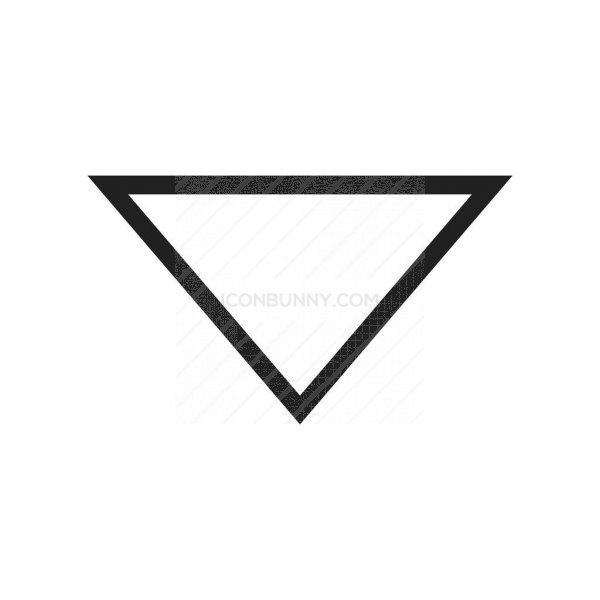 Triangle Arrow Down Line Icon 600x600 Triangle Arrow Down Line Icon