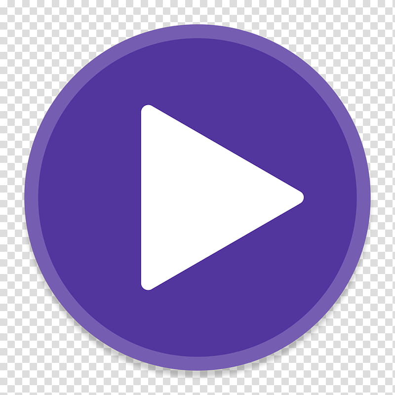 800x800 Button Ui App One, White And Purple Play Icon Art Transparent