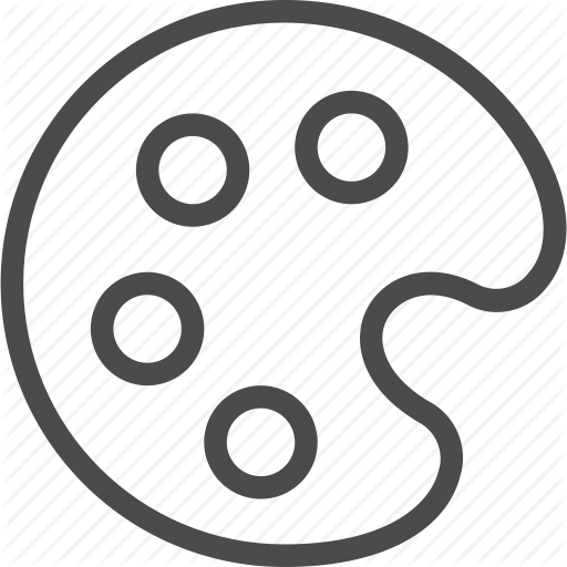 512x512 Art, Color, Creative, Design, Paint, Painting, Palette Icon