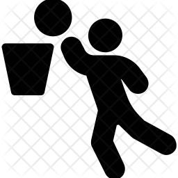 Sportsman Icon Of Glyph Style 256x256 Sportsman Icon Of Glyph Style