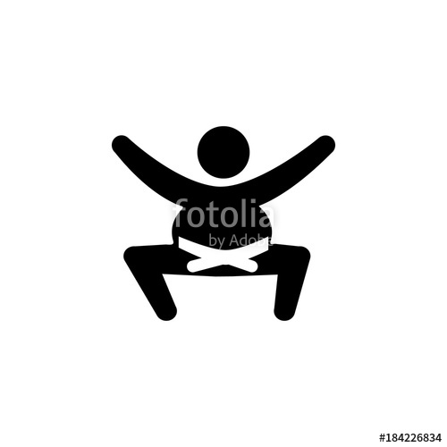 Sumo Wrestler Icon Silhouette Of An Athlete Icon Sportsman 500x500 Sumo Wrestler Icon Silhouette Of An Athlete Icon Sportsman