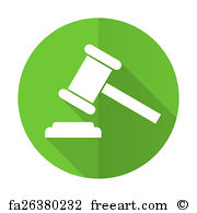 180x195 Free Art Print Of Auction Valentine Icon Court Sign Verdict Symbol