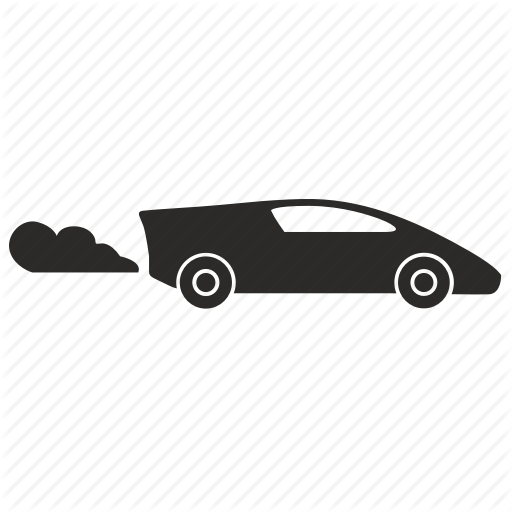 512x512 Auto, Car, Move, Race, Smoke, Start Icon