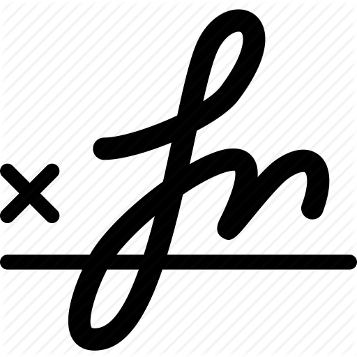 512x512 Autograph, Handwritten, Sign, Signature Icon