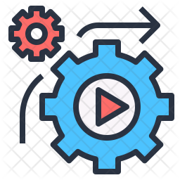 256x256 Automation Icon Of Colored Outline Style