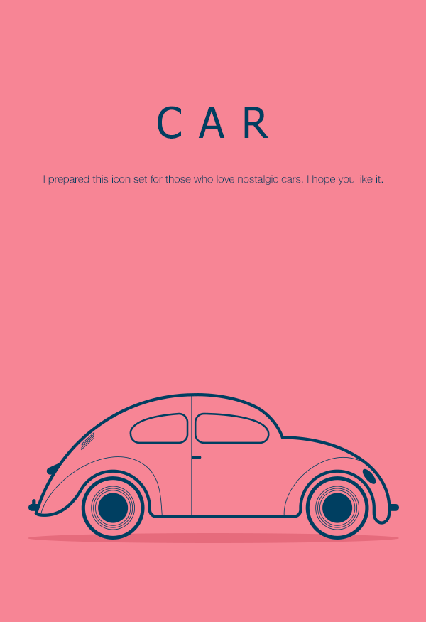 600x875 Car Icon Set On Behance