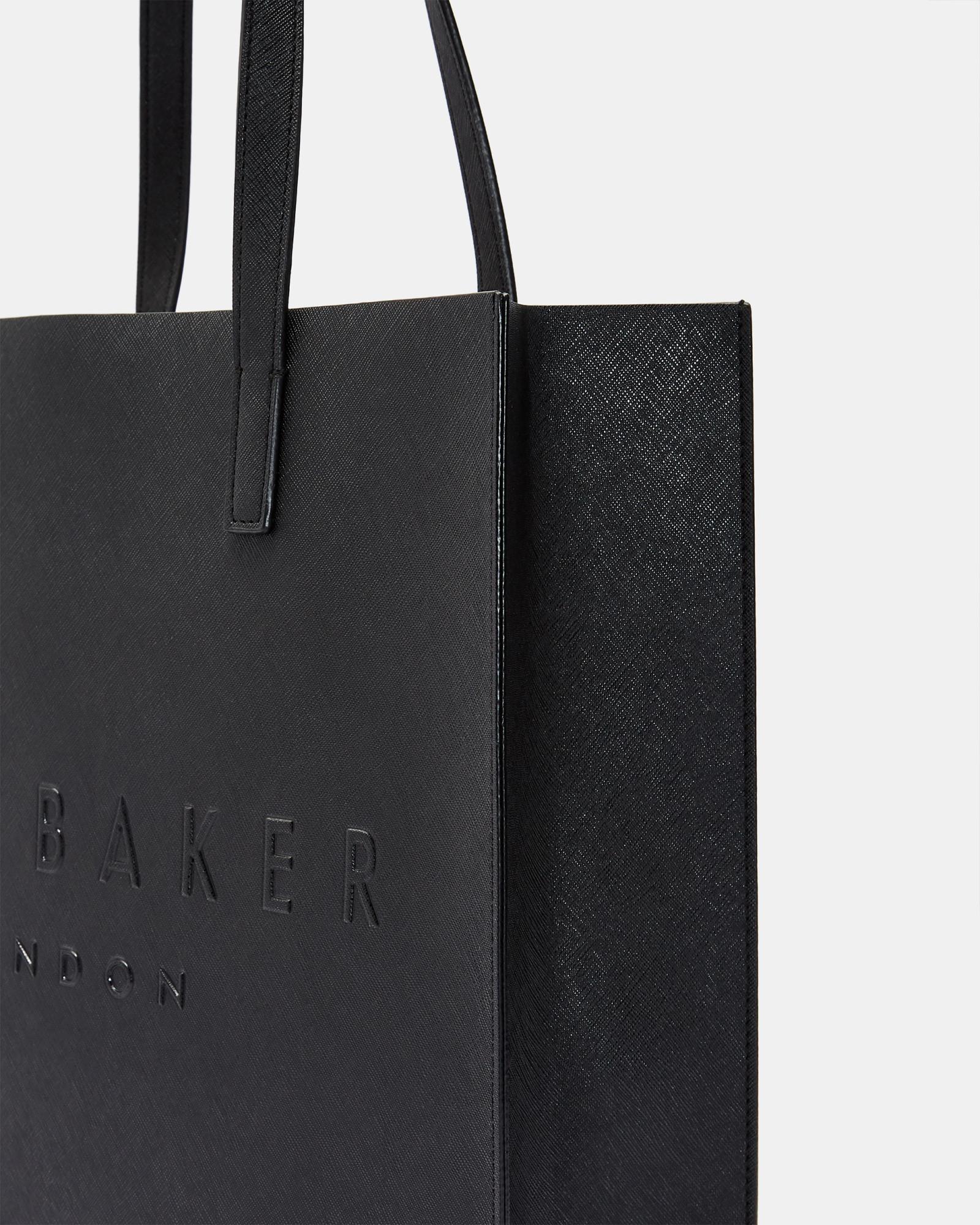 Ted Baker Crosshatch Large Icon Bag In Black 1600x2000 Ted Baker Crosshatch Large Icon Bag In Black