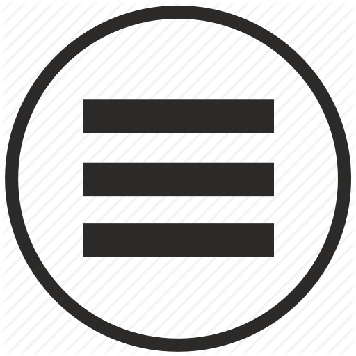 512x512 Bar, Border, Menu, Mobile, Round Icon