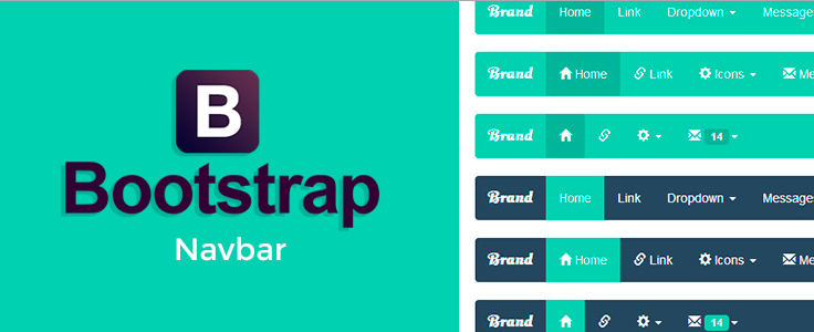 736x300 Bootstrap Navbar Formget