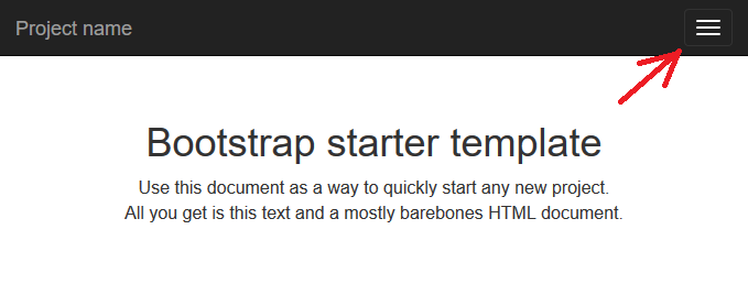 679x258 Bootstrap Navbar With Collapsed Menu Icon