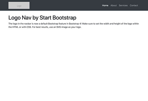 516x352 Bootstrap Navbar Example With Image Logo