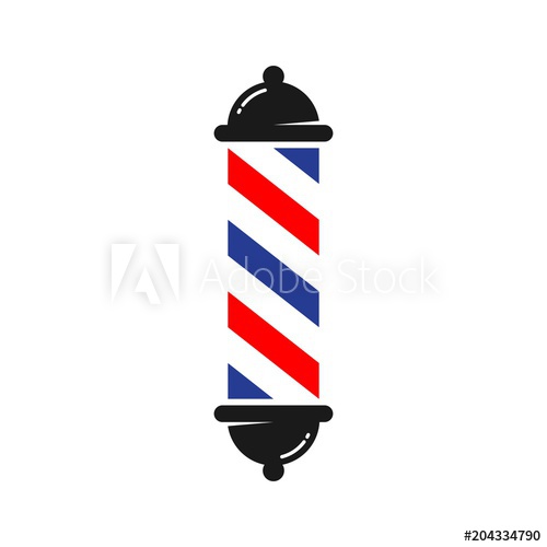 500x500 Barber Logo Barbershop Icon Vector