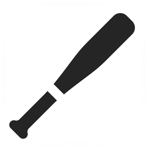 512x512 Baseball Bat Icon Iconexperience