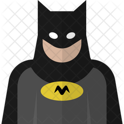 256x256 Batman Icon Of Flat Style