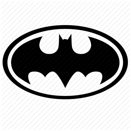 512x512 Bat, Batman, Comix, Logotype, Round, Sign Icon