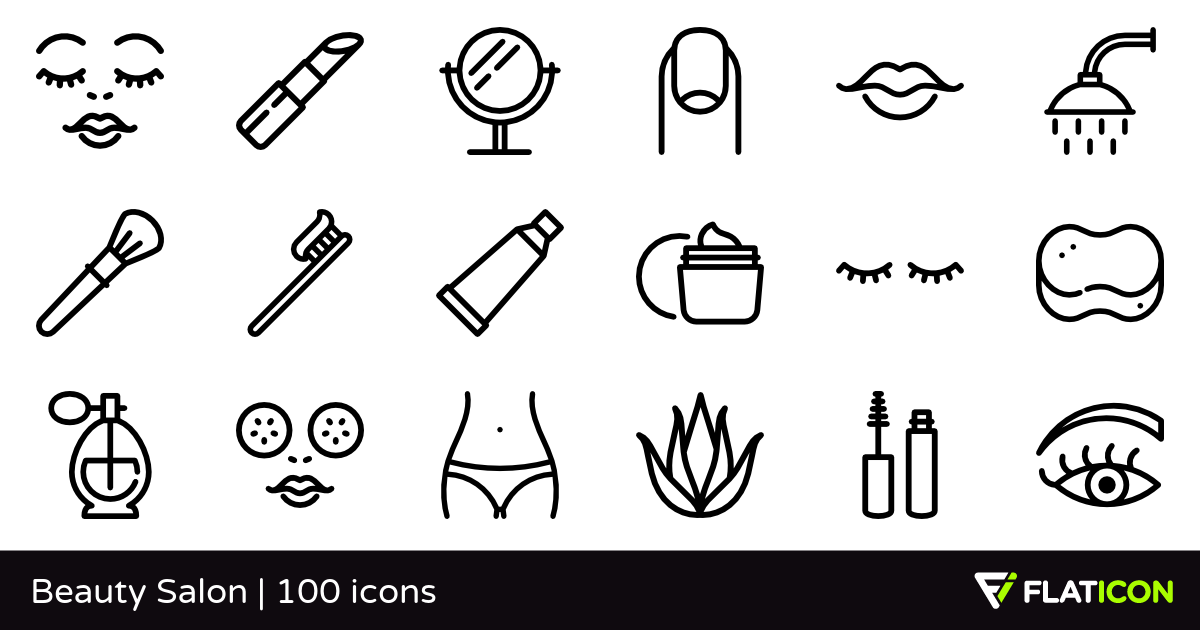 1200x630 Beauty Salon Free Icons