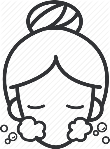 377x512 Beauty, Cleansing, Face, Facial, Spa, Wash Icon