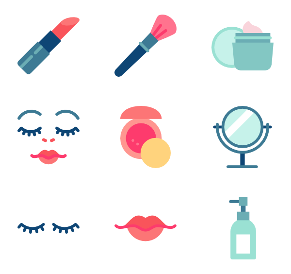 600x564 Beauty Salon Icon Packs