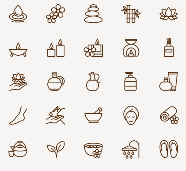 640x586 Beauty Salon Icons