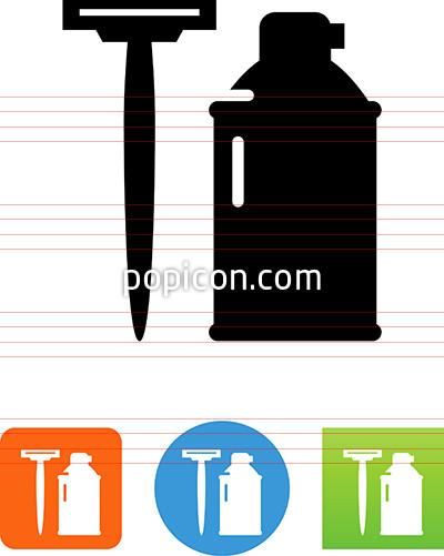 400x501 Razor And Shaving Cream Icon Beauty Icons Beauty, Beauty