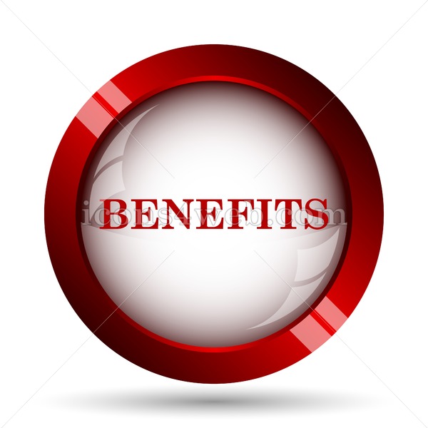 600x600 Benefits Website Icon High Quality Web Button