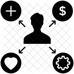 256x256 Employee Benefits Icon Of Glyph Style