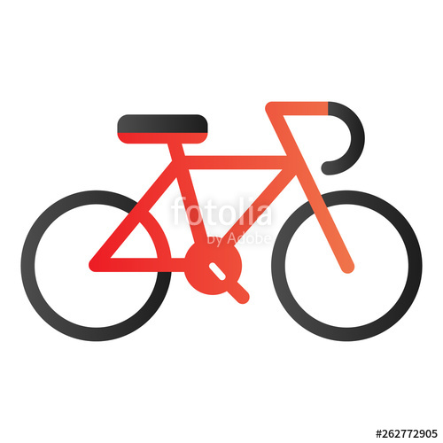 500x500 Bicycle Flat Icon Bike Color Icons In Trendy Flat Style Sport
