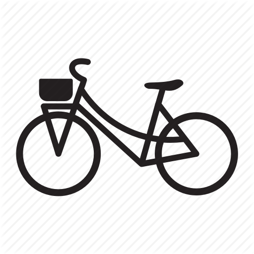 512x512 Basket, Bicycle, Bike, City, Girl, Woman Icon