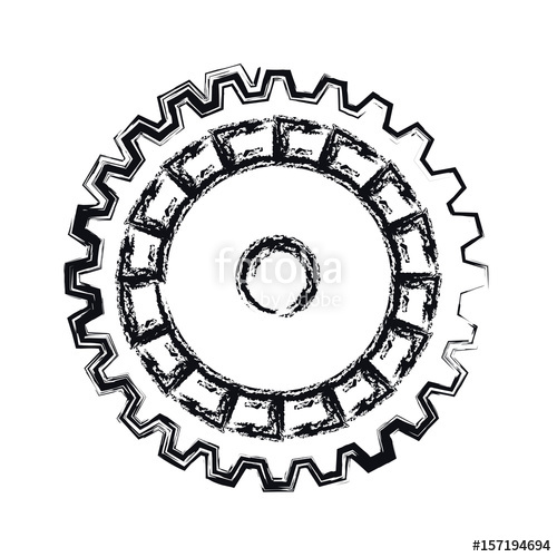 Bike Gear Icon Over White Background Vector Illustration Stock 500x500 Bike Gear Icon Over White Background Vector Illustration Stock