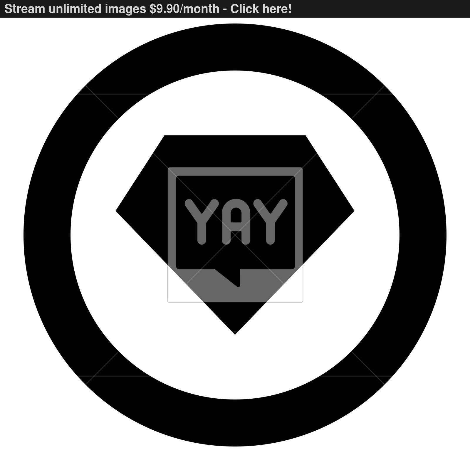 1600x1600 Superhero Template Icon Black Color In Circle Vector