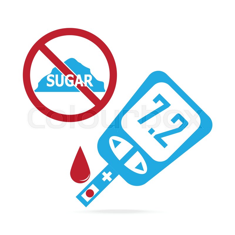 800x800 Diabetes Blue Icon, Blood Drop To Stock Vector Colourbox